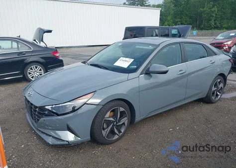 2021 Hyundai Elantra Hybrid Limited from USA, damaged, VIN KMHLN4AJ6MU003928